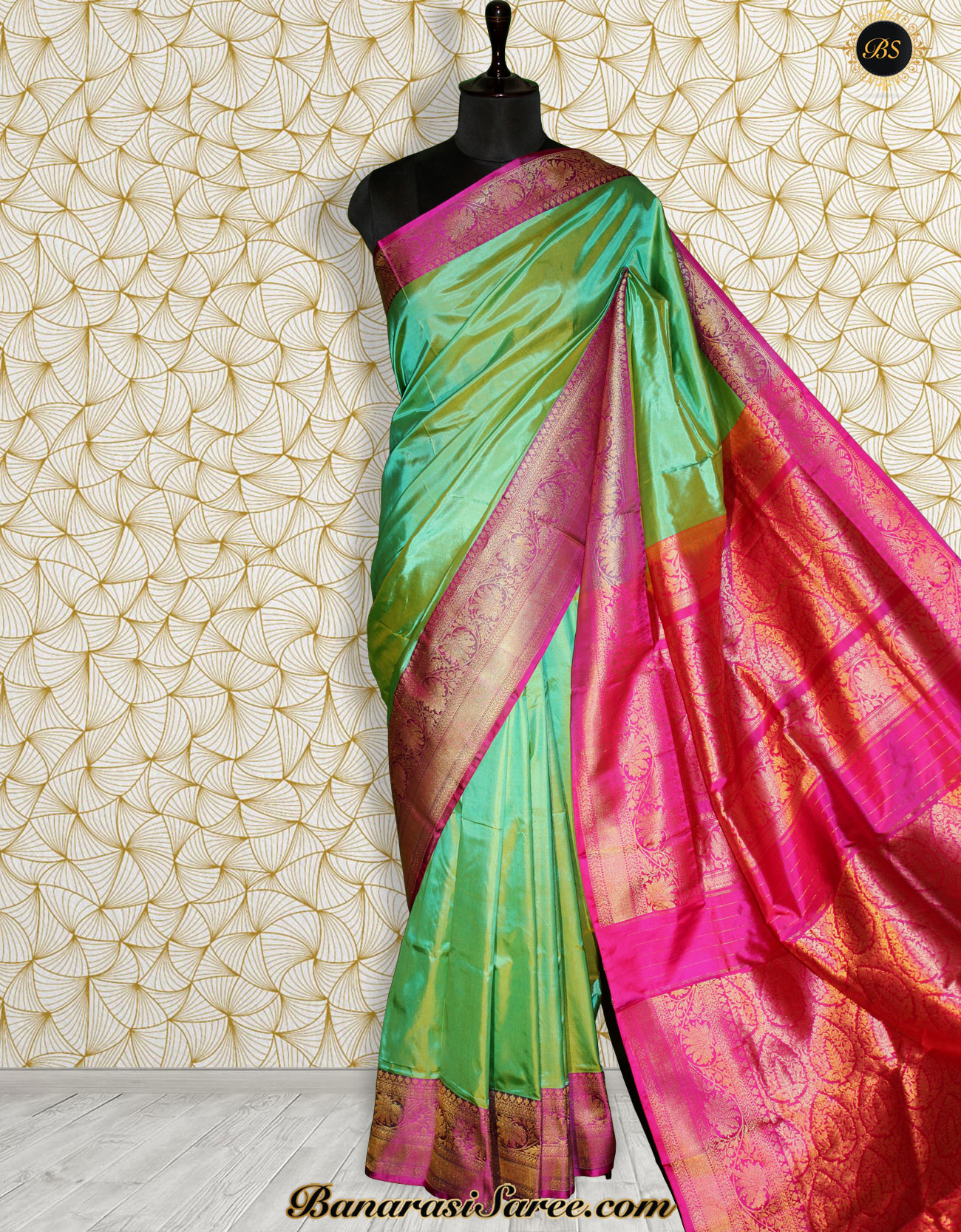 Shop Pink and Orange Plain Katan Silk Kadwa Sona Rupa Banarasi Saree –  BUNKALA