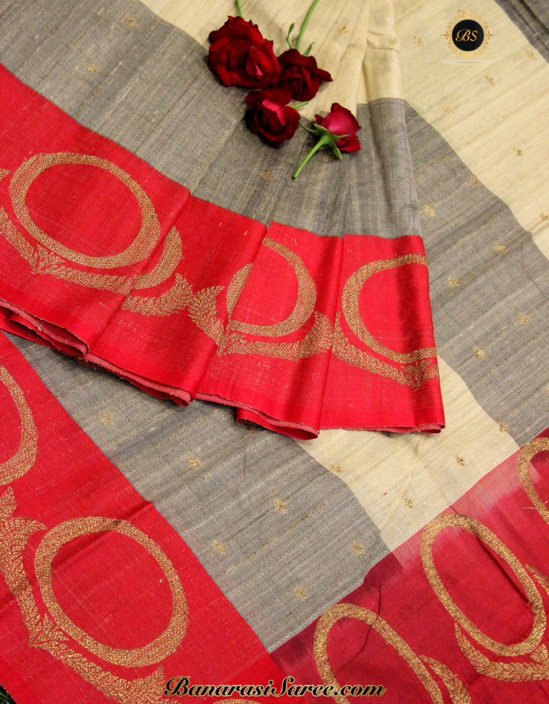 tussar banarasi saree