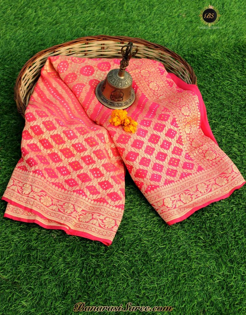 Bandhani Banarasi Sarees
